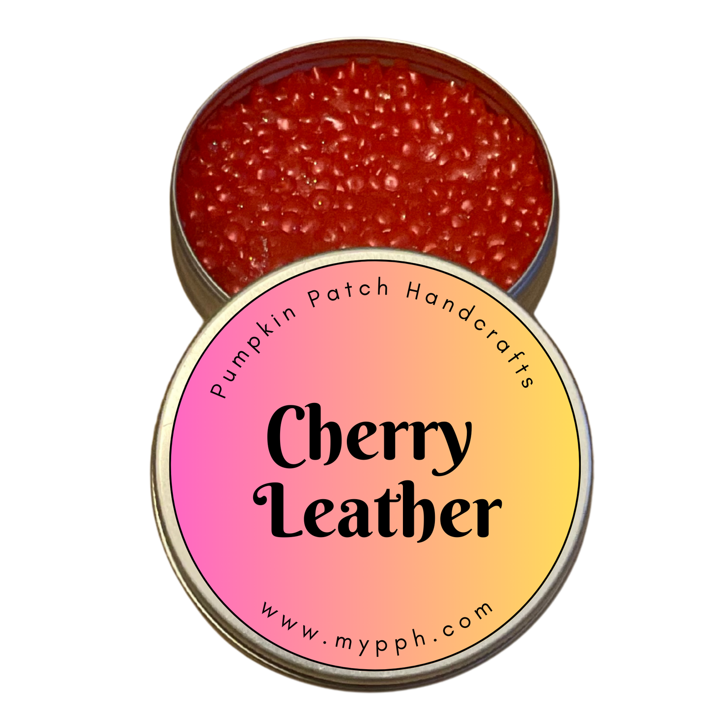 Cherry Leather Tin Scents