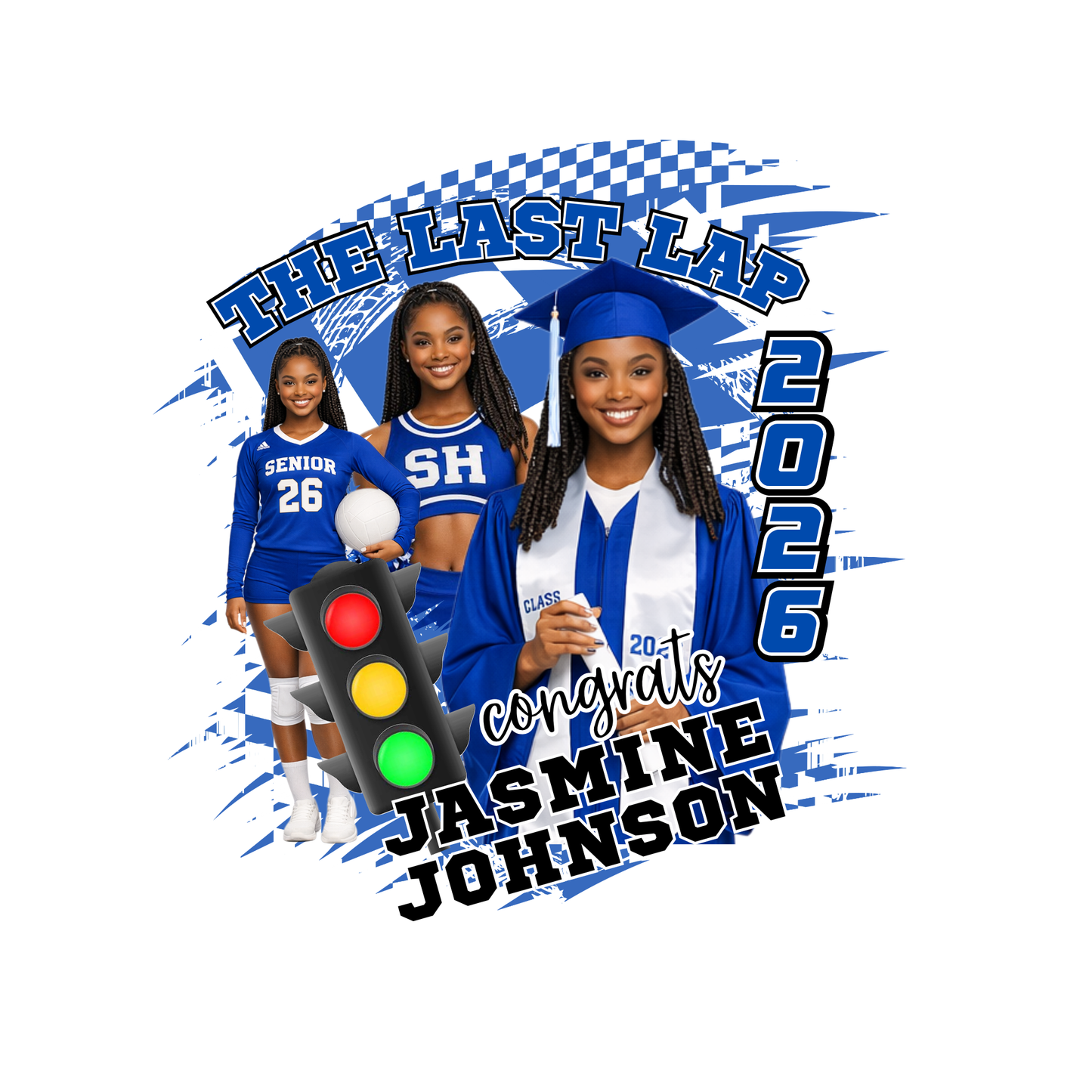 Graduation Hand Fan – Double-Sided