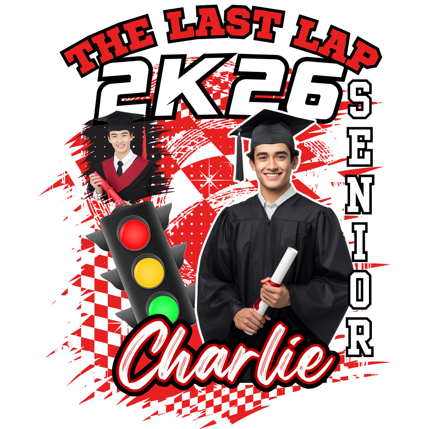 Graduation Hand Fan – Double-Sided