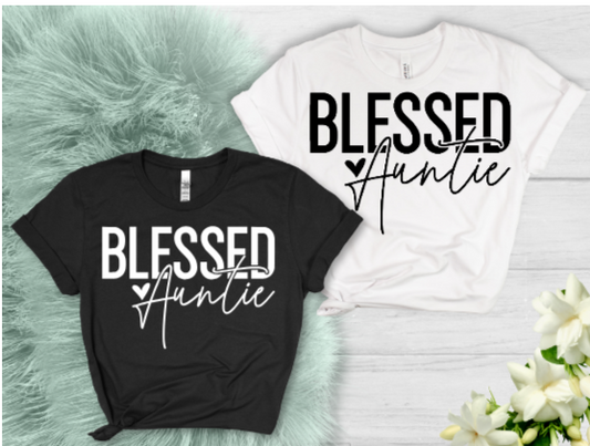 Blessed Auntie- Fun Tee